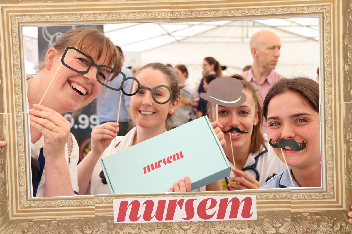 Nurses posing with Nursem boarder