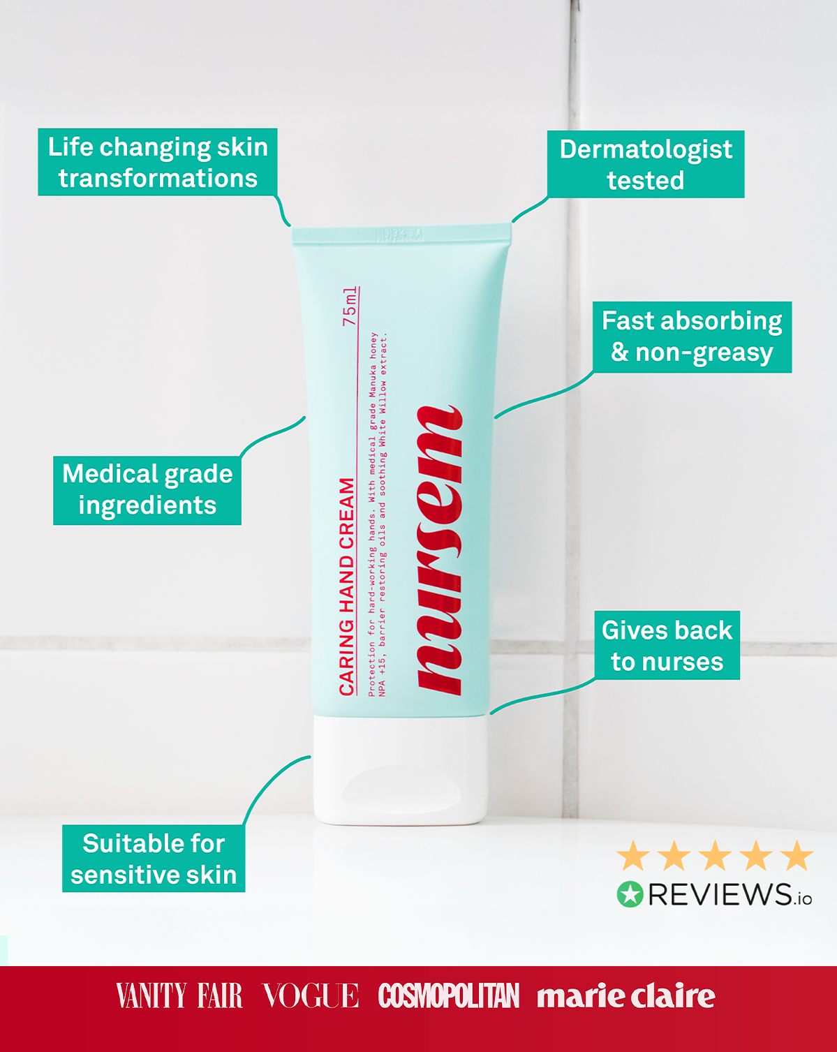 CARING HAND CREAM – 75ml