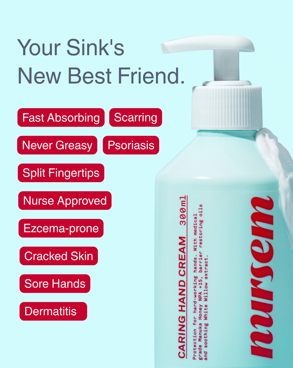 CARING HAND CREAM – 300ml